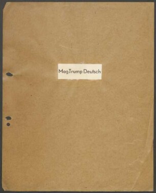 Schriftproben und Bestellungen des Schrifttyps "Trump Deutsch, mager"