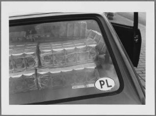 Westkaffee in einem polnischen Auto