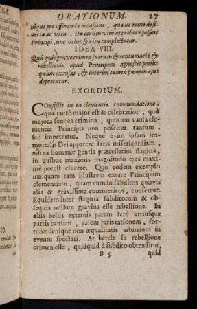 27-37, Idea VIII - IX