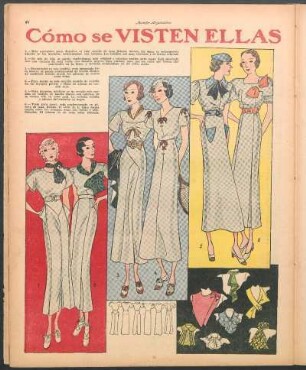 Cómo se visten ellas en primavera [Dibujos]