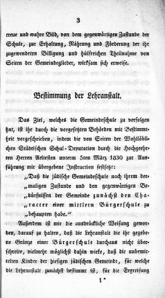 Bestimmung der Lehranstalt