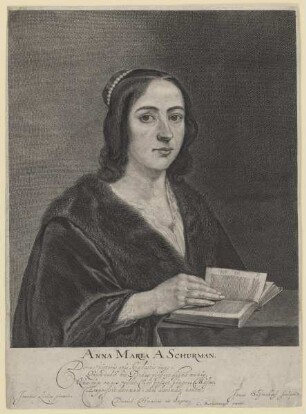 Bildnis der Anna Maria a Schurman
