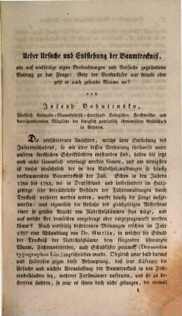 Neue Jahrbücher der Forstkunde. 10. 1835