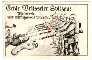 Kriegs Karte Nr. K. 59: Echte Brüsseler Spitzen! ... (verboten)