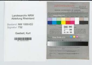Entnazifizierung Kurt Gaebert, geb. 18.04.1897 (Apotheker)