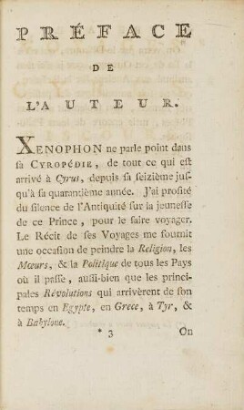 Préface de l'Auteur.