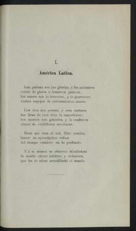I. América Latina.