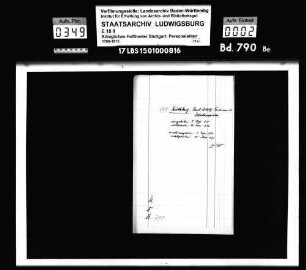 Rüthling, Paul Adolf Ferdinand; Hofschauspieler; ausgesch.: 1871