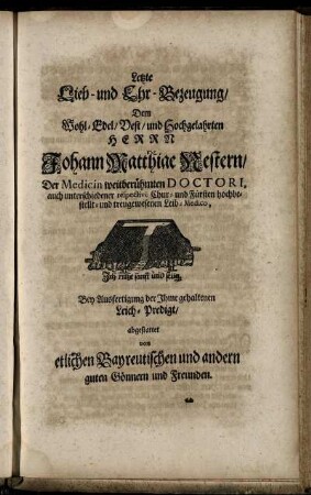Letzte Lieb- und Ehr-Bezeugung