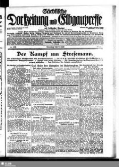Sächsische Dorfzeitung und Elbgaupresse : mit Loschwitzer Anzeiger ; Tageszeitung für das östliche Dresden u. seine Vororte