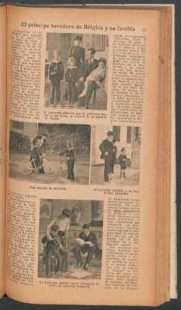 El príncipe heredero de Bélgica y su familia