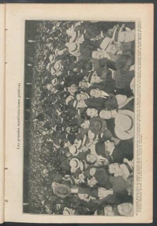 Las grandes manifestaciones políticas
