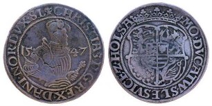 Taler, Kgl. Linie Christian III. (1534 - 1559)