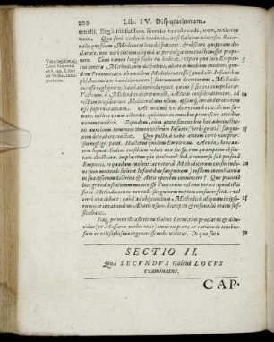 Sectio II. Qua Secundus Galeni Locus examinatur.