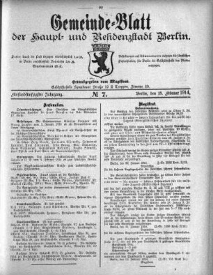 1914,7: No. 7, 15. Februar 1914