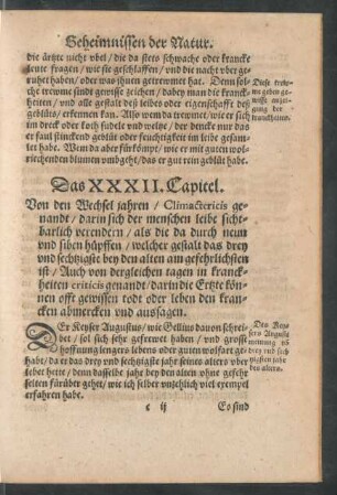 Das XXXII. Capitel.
