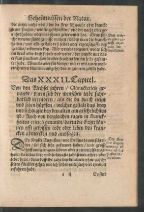 Das XXXII. Capitel.