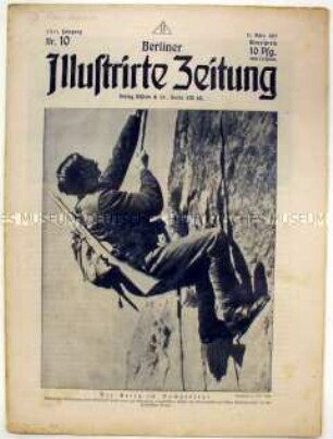Illustrierte Wochenzeitschrift "Berliner Illustrirte Zeitung" mit Bildern vom See- und vom Luftkrieg