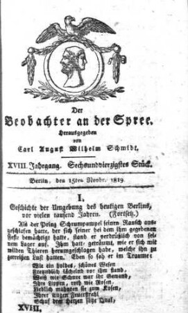 46. Stueck, 15. Oktober 1819