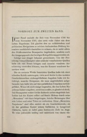 Vorwort zum zweiten Band.