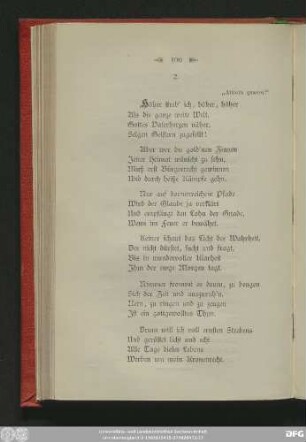 2. [Höher streb' ich, höher, höher]