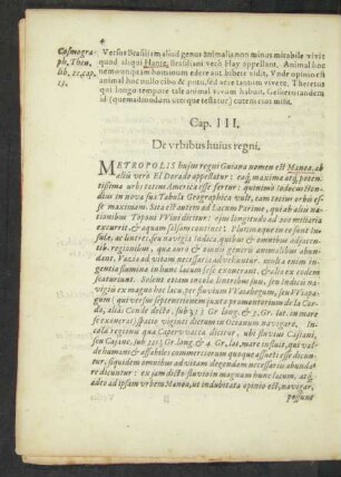 Cap. III. De urbibus huius regni.