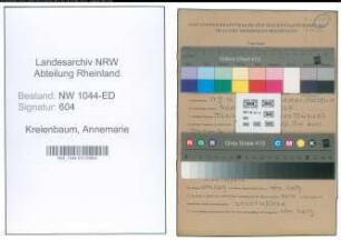 Entnazifizierung Annemarie Kreienbaum , geb. 27.09.1916 (Lehrerin)