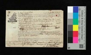 Frachtbrief, 1816