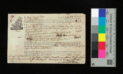 Frachtbrief, 1816