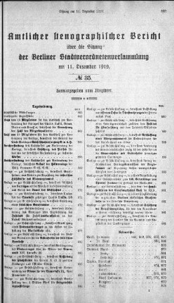 No. 35, 11. Dezember 1919