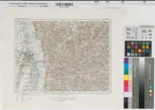 Deutsches Reich Karte des Deutschen Reiches Nr. 623 Augsburg 1918 1 : 100 000 28 x 37 Topographisches Bureau des Bayerischen Generalstabs Benkhausen