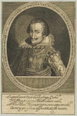 Bildnis des Georgius Wilielmus, Marchio Brandeb.