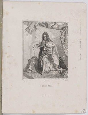 Bildnis des Louis XIV., König von Frankreich