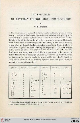 40: The principles of Egyptian phonological development
