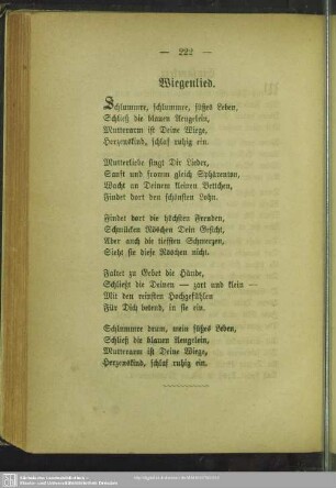 Wiegenlied