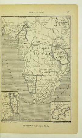 Die deutschen Kolonien in Afrika