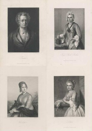 Goethe-Galerie. Charaktere aus Goethe’s Werken. Gezeichnet von Friedrich Pecht und Arthur von Ramberg.