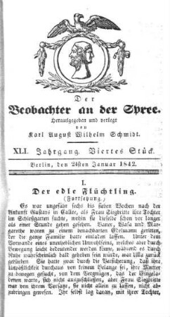 4. Stueck, 24. Januar 1842