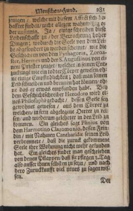 [Ich muß auch etwas melden Von denen Entzuckungen / was sie seyn / und woher sie entspringen - Kapitel verbunden]