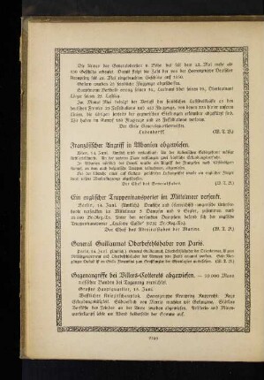 Gegenangriffe bei Villers=Cotterets abgewiesen.