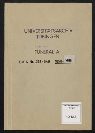 10/12,6 [Nr. 540]: Todesanzeige des stud. theol. Johann Magnus Ketterlinus aus Vaihingen.