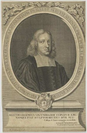 Bildnis des Ioh. Georgius Klettius