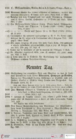 Neunter Tag (Nr. 2001 - 2250)