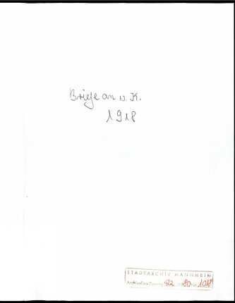 Kühlmann, Richard von, Brest-Litowsk, Bukarest, Berlin, Ohlstadt, Ramholz und München, Schriftwechsel mit Wichert