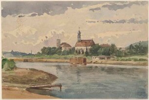 Die Kirche Maria am Wasser in Hosterwitz (Dresden-Hosterwitz)