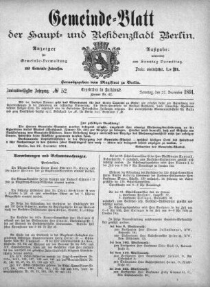 1891,52: No. 52, 27. Dezember 1891