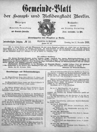1891,52: No. 52, 27. Dezember 1891