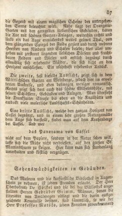 Sehenswürdigkeiten in Gebäuden.