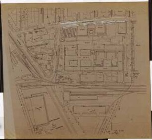 Gartenanlage Siemens & Halske, Berlin-Siemensstadt: Planungsunterlage Übersichtsplan 1:1000