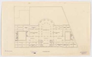 Kaiserlich Deutsche Botschaft, Washington: Grundriss Hauptgeschoss 1:200
